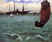 Kearsarge at Bologne Edouard Manet